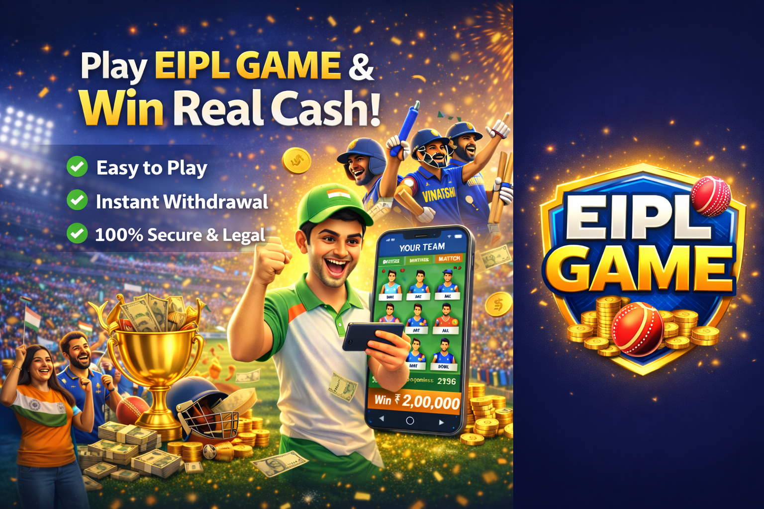 EIPL Game App – Play Skill Based Games and Win Real Money